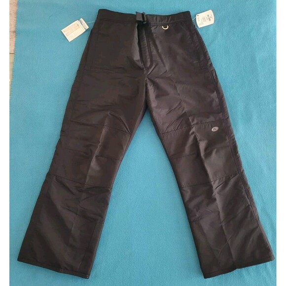 NWT Slalom Men's Black Insulated Snow Sports Pants Pull On Size L $80 MSRP - Picture 1 of 16